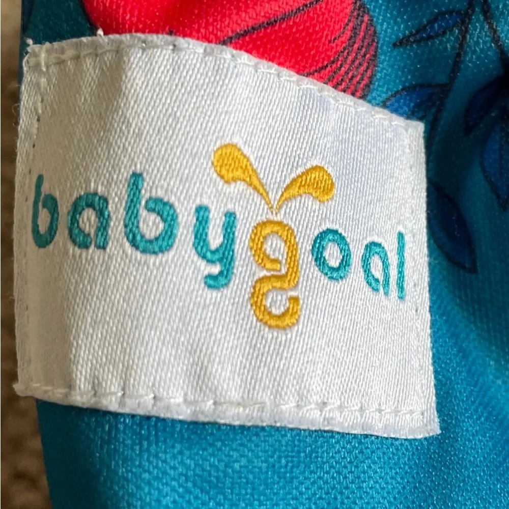 Floral Blue Cloth Diaper